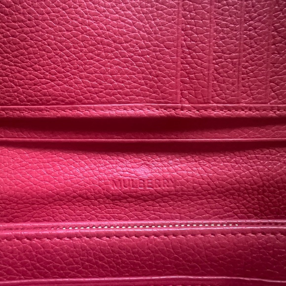 Mulberry Peony Pink Medium French Continental Wallet - Picture 16 of 16
